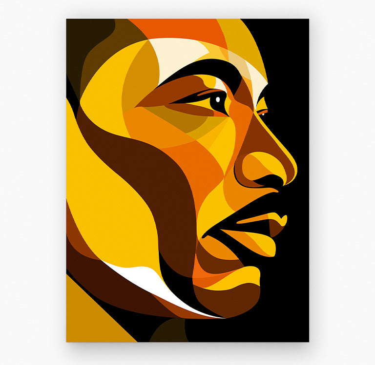Dream In Color | Dr. Martin Luther King Jr. Fine Art Portrait Print
