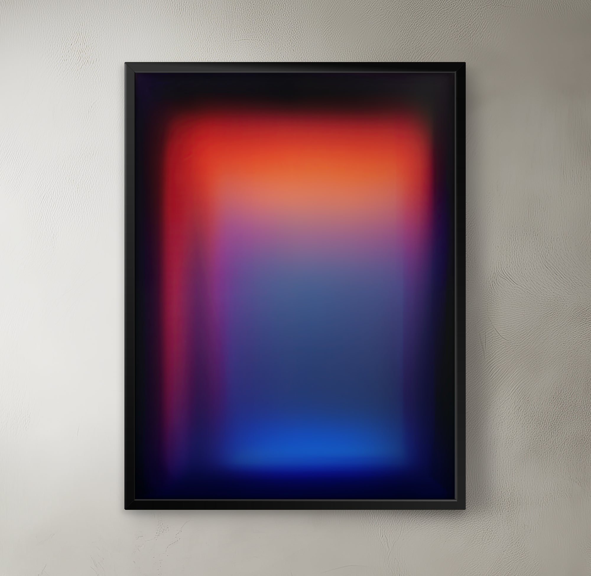 Chromatic Blur | Color-Field Abstract Fine Art Print
