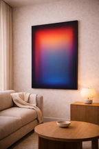 Chromatic Blur | Color-Field Abstract Fine Art Print