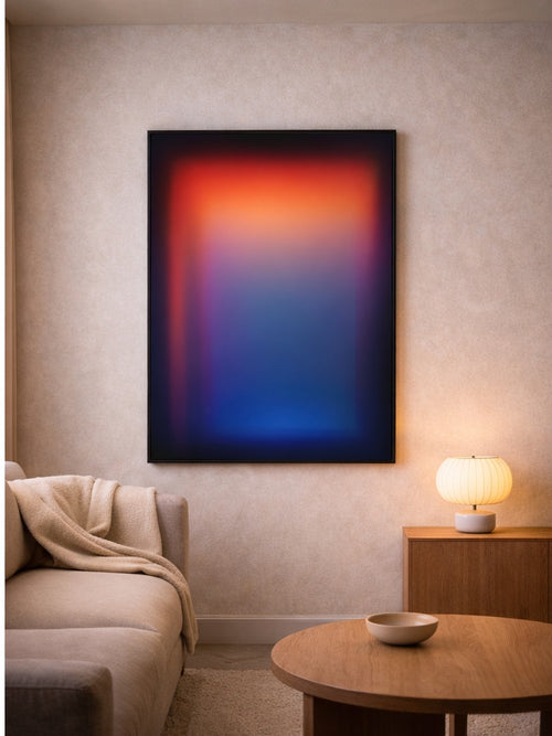 Chromatic Blur | Color-Field Abstract Fine Art Print
