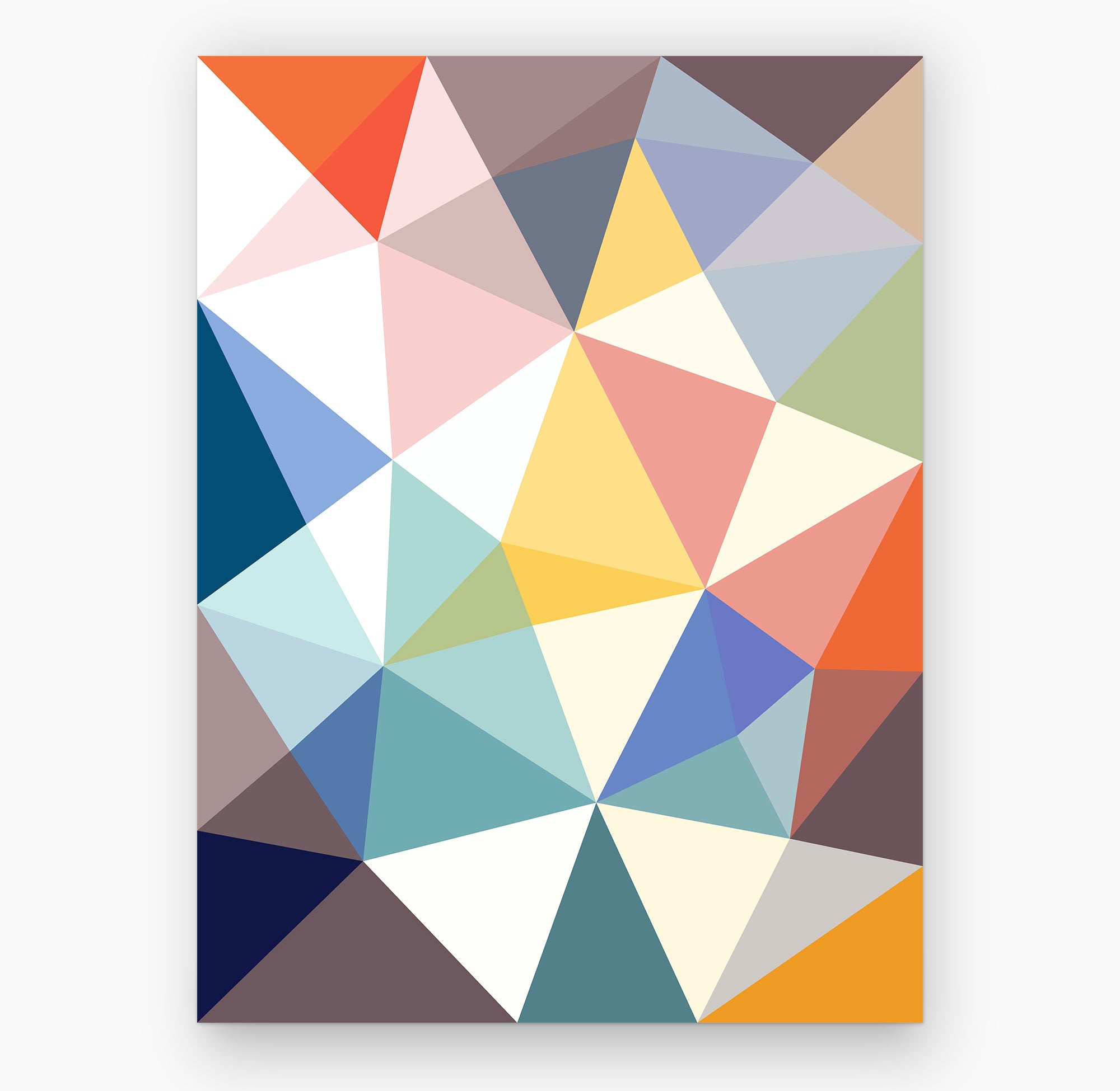 Hoshikuzu (Stardust) | Origami-Inspired Geometric Abstract Fine Art Print