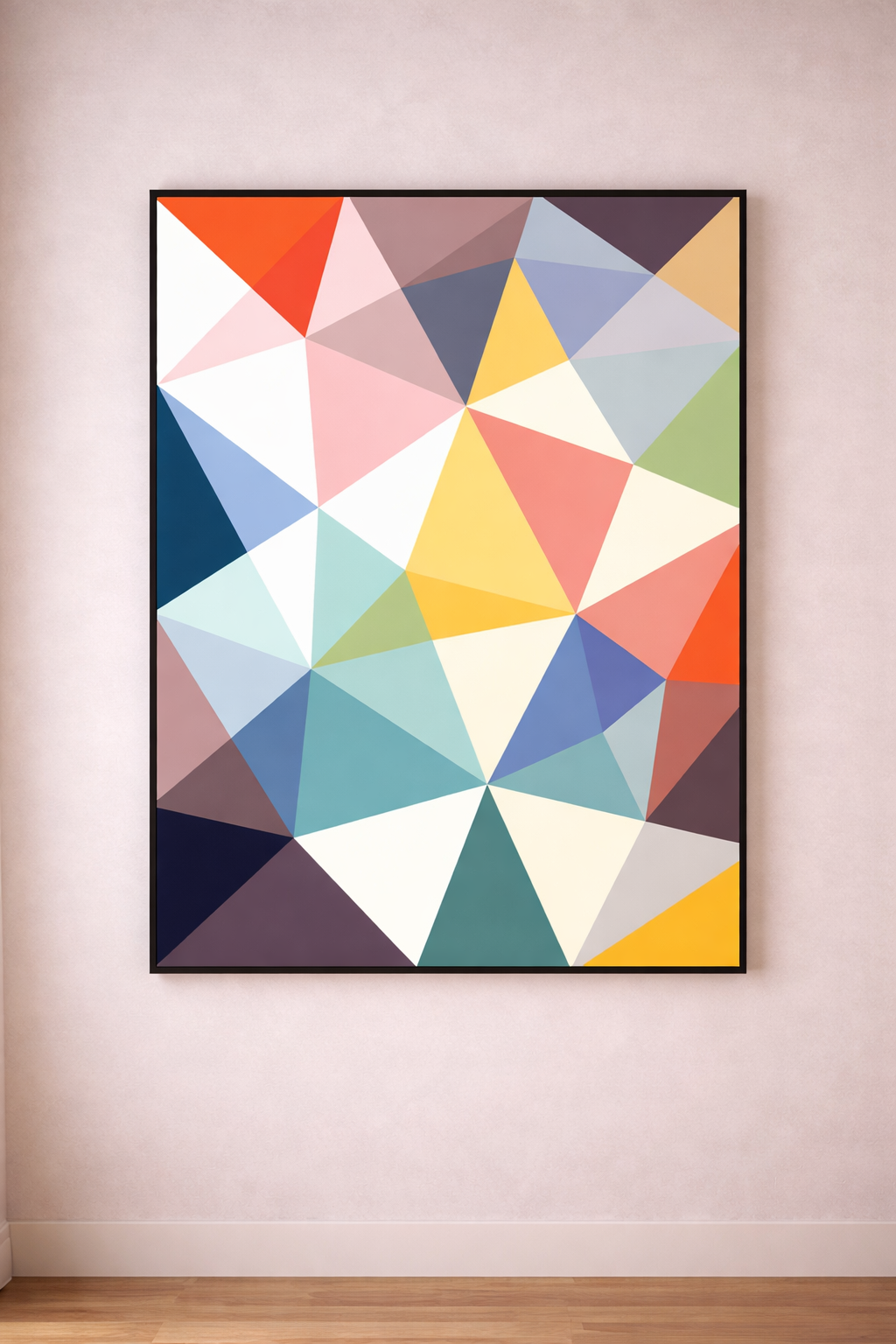 Hoshikuzu (Stardust) | Origami-Inspired Geometric Abstract Fine Art Print