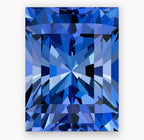 Radiant Sapphire | Geometric Abstract Fine Art Print